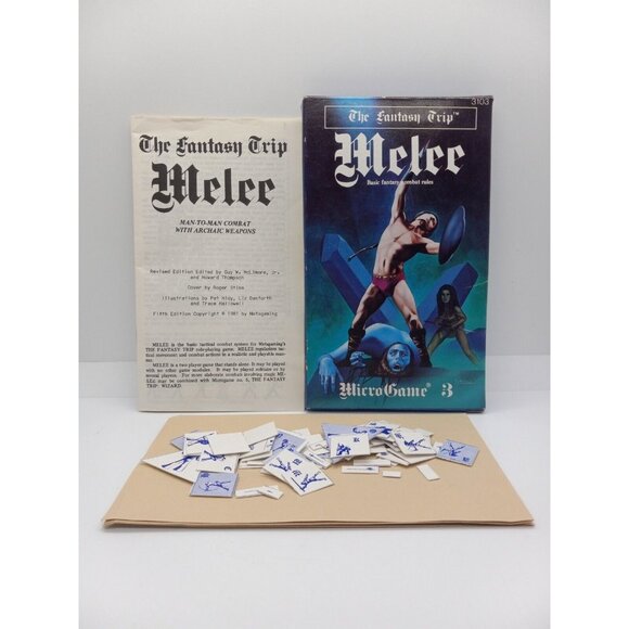 The Fantasy Trip "Melee" MicroGame 3 By Metagaming 3103 - Picture 5 of 5